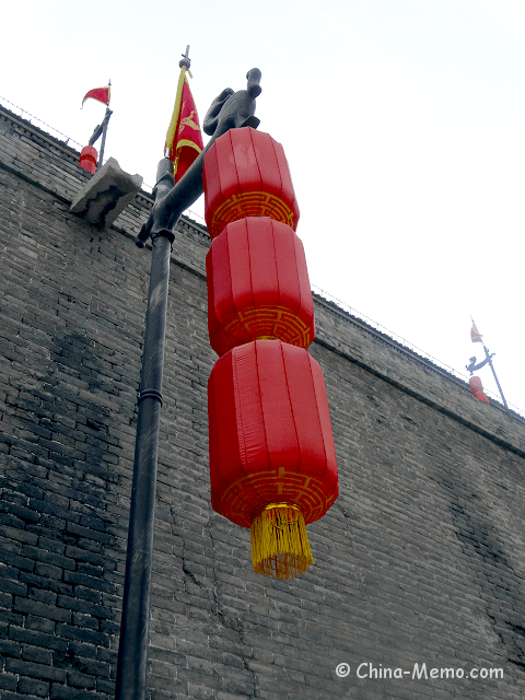 China Xi'an City Wall Lanterns.