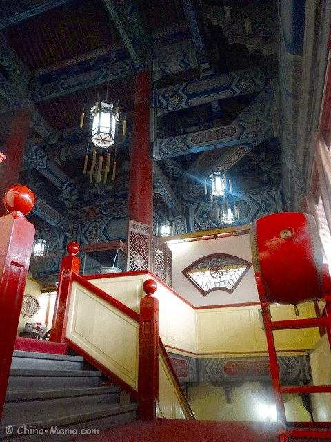 China Xian Drum Tower Stairs.